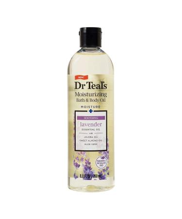 Dr Teal's Mothers Day Bath & Body Oil Gift Set - Lavender & Eucalyptus, Shea Butter, Coconut Oil - Hydrating Essential Oils (4 Pack) - Buy Online on SooperMarket.com