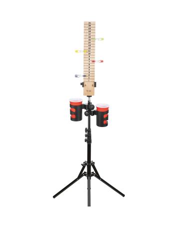New Valley Walber Score Keeper Set for Cornhole Game - Scoreboard & Drinkholders for Cornhole, Easy to Assemble, Keep Track of Score for Outdoor Game