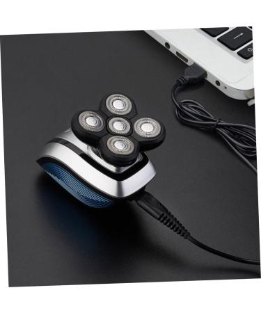 Angoily 5 Electric Shaver for Men - Efficient USB Rechargeable Razor with Car Adapter | Versatile Blades & Rotating Head - Buy Online on SooperMarket.com