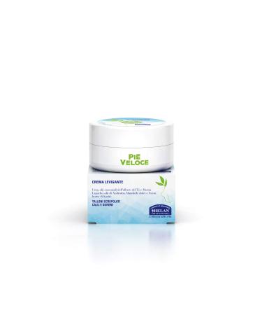 Helan Pi Veloce Chapped Dry Feet Cream Chapped Heel Cream with Urea and Essential Oils - Smoothing Moisturiser against Corns and Calluses with Sweet Almond Oil 50 ml Made in Italy