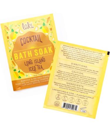 Laki Naturals Cocktail Bath Soaks - Muscle Recovery Epsom Salt Soak - 6 Pack - Buy Online on SooperMarket.com