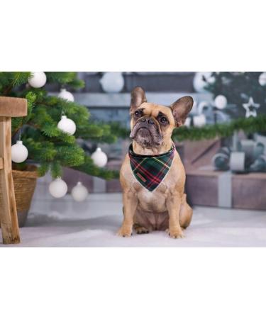 Lionet Paws Christmas Bandana for Dogs | Headscarf & Trochcock for Small Medium & Large Dogs - 1 Pack - Gr nkelk - Buy Online on SooperMarket.com
