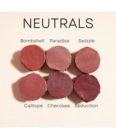 Honeybee Gardens Truly Natural Long Lasting Lipstick - Risque (Matte Red Wine) 0.13 oz - Vegan, Gluten & Cruelty-Free - Buy Online on SooperMarket.com
