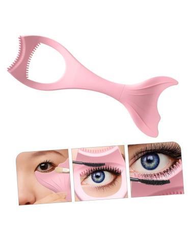 Housoutil 5pcs Eyeliner Tool Set - Makeup Applicator Eye Liner Guide Template & Mascara Tool for Women - Pink Protective Cover for Perfect Eyeliner Application - Buy Online on SooperMarket.com