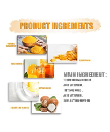 2PC Kojic Acid Soap Set - Lemon Turmeric Facial & Body Wash for Brightening & Cleansing - Buy Online on SooperMarket.com