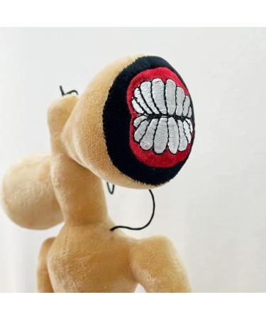 Lixiaoyan Double Head Plush Toy - 21.65-inch Bendable Siren Head Doll for Kids & Adults - Birthday Gift Cartoon Whistle Toy (Yellow/Brown) - Buy Online on SooperMarket.com