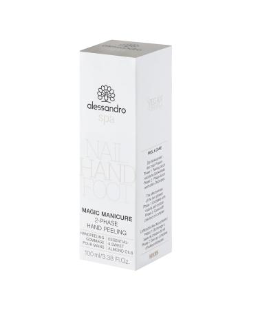 Alessandro Spa Magic Manicure 2-Phase Peeling - Hand Peeling & Care with Almond Oil 100ml | International Shipping Available - Buy Online on SooperMarket.com