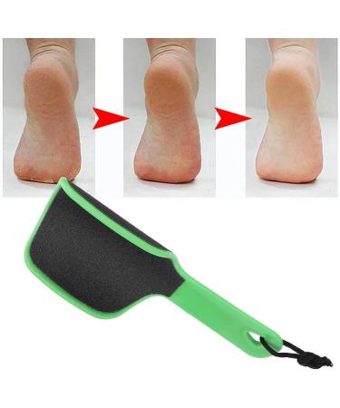 Curved Foot File Eurobuy Double-Sided Pedicure Foot File Plastic Dead Skin Foot File Callus Remover with Handled Grip Foot File Pedicure Rasp for Exfoliating Removing Dead Skin Tools Green - Buy Online on SooperMarket.com