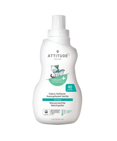 ATTITUDE Baby Fabric Softener Plant and Mineral-Based Ingredients HE Compatible Vegan Laundry and Household Products Pear Nectar 40 Loads 1 Litre Pear Nectar 40 Loads