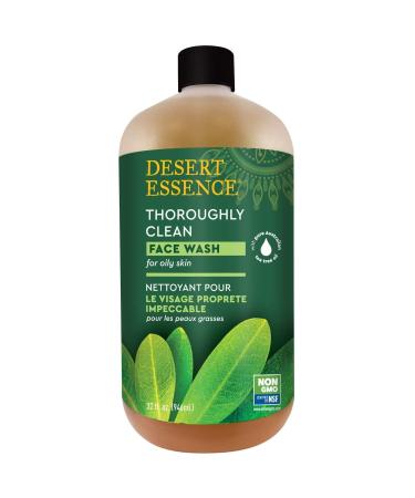 Desert Essence Face Wash Thrghly Clean Refill