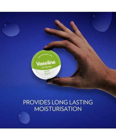 Vaseline Lip Therapy Balm - Aloe 20g | Moisturizer for Very Dry Lips - Buy Online on SooperMarket.com