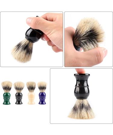 Buy Men's Back Razor Set - 4pcs Ultra-Soft Bristle Shave Brush & Handle - Perfect for Inner Shaving - Silver Spitz Roof Design - Buy Online on SooperMarket.com