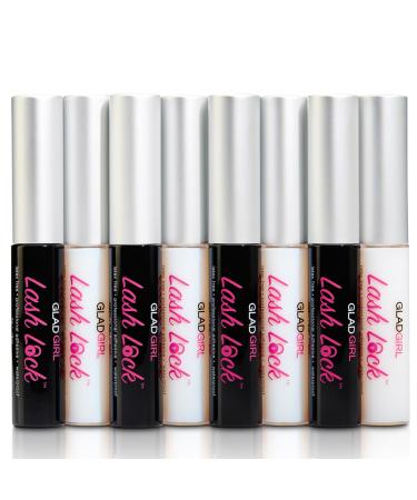 GladGirl Lash Lock False Lash Adhesive - Latex-Free Black Long-Lasting Hold for Stunning Lashes | Easy Application & Gentle Removal - Buy Online on SooperMarket.com