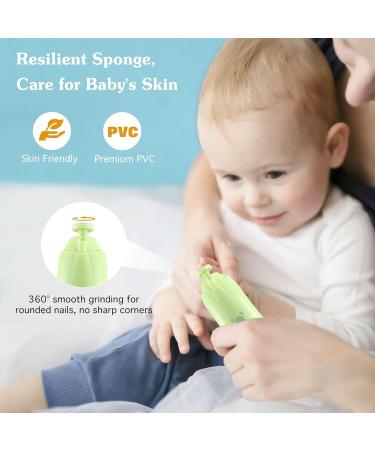 Zooawa 20-in-1 Electric Baby Nail Trimmer Kit - Avocado Green - Buy Online on SooperMarket.com