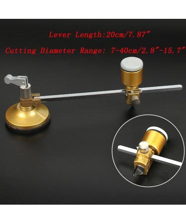 Heavy-duty Circular Glass Cutter with Suction Cup 40 Huang - Buy Online on SooperMarket.com