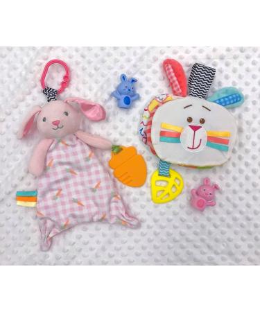 Magic Years Soft Crinkle Activity Book with Teether - Bunny White Bunny - Buy Online on SooperMarket.com