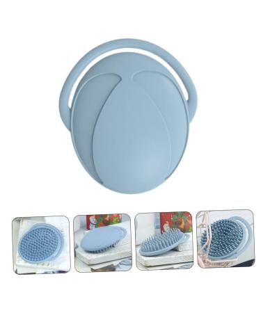 Hemoton Silicone Shampoo Brush for Babies and Kids - Blue - Buy Online on SooperMarket.com