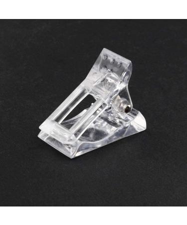 Nuoshen 5pcs Transparent Nail Tips Clip Poly Gel Builder Kit - Manicure Tools for Quick & Easy Nail Extension - UV LED Friendly - Buy Online on SooperMarket.com