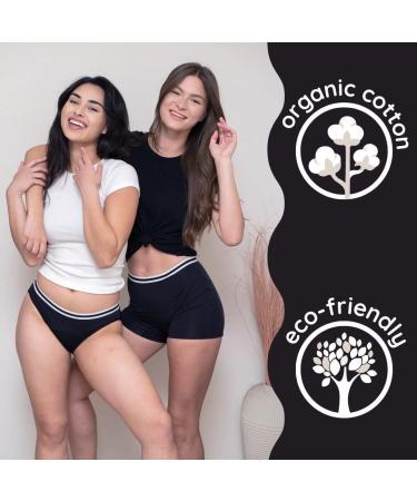 Noblood Eco-Friendly Period Underwear | Washable Cotton Absorbent Briefs (XXS-3XL) | 2-3 Tampon Capacity for Girls - Buy Online on SooperMarket.com