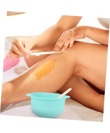 Beavorty Silicone Waxing Pot for Legs - Eco-Friendly Beauty Shell Mini Makeup Accessory Wooden Bowl for Skincare - 1 Pack (Green) - Buy Online on SooperMarket.com