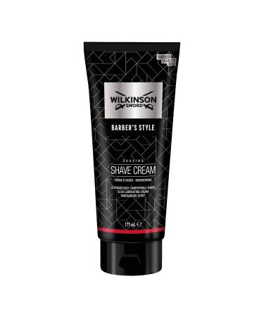 Wilkinson Sword Barber's Style Shaving Cream 177ml & Designer Razor Bundle with 2 Replacement Blades - Premium Men's Grooming Tools - Buy Online on SooperMarket.com