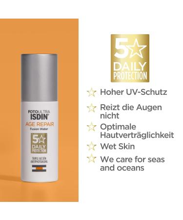ISDIN PACK FUSION Fotion PhotoUltra Age Repair LSF 50 - Ultra-Light Tinted Sunscreen & SPF 30 Lip Balm for Youthful Skin - 50ml - Buy Online on SooperMarket.com