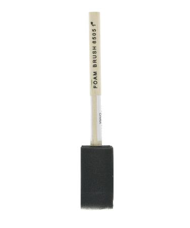 Linzer Products Corporation Foam Paint Brush. High Density Closed Cell Foam with a Wood Peg Handle. 1-Inch.