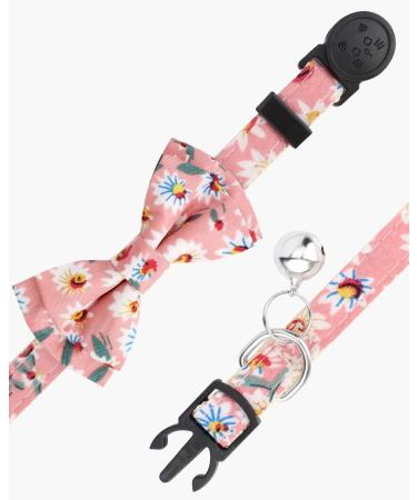 Shop Tagme Cats Collars - Personalized Name & Phone Number Safety Closure & Bell - Baby Pink Kitten Neck Band - 1 Pack - Buy Online on SooperMarket.com
