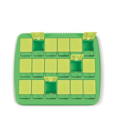 Genuine Fred, MATCH UP Memory Snack Tray Green Travel-friendly tray measures 10 x 8.75 inches