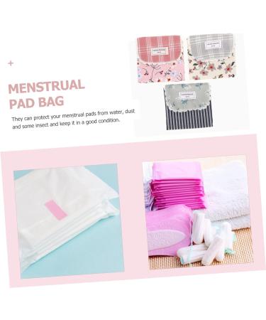 Anneome 3pcs Napkin Storage Bag Set | Period Pouch & Makeup Organizer | Purse & Pad Storage Bags - Buy Online on SooperMarket.com