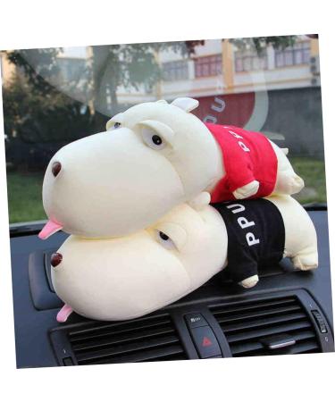 Didiseaon Bamboo Charcoal Dog Plush Cars - Eco-Friendly Auto Air Freshener Toys | Red Cartoon 28cm - Buy Online on SooperMarket.com