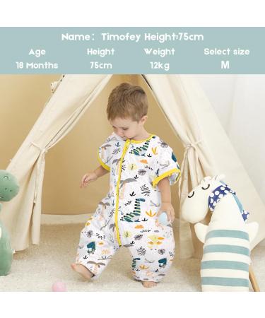 ChicSky Baby Sleeping Bag with Legs 3.5 Tog | Winter Organic Cotton | 18-36 Months | Dinosaur Design - Buy Online on SooperMarket.com