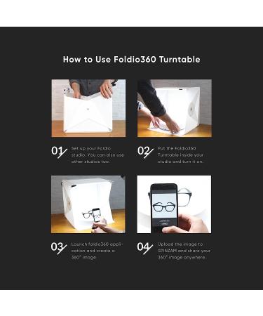Foldio360 | Smart Photo 360 Turntable Controlled by Smartphone for Product Photography Shooting 360 Degree Image by ORANGEMONKIE - Buy Online on SooperMarket.com