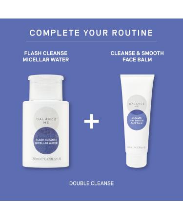 Balance Me Cleanse & Smooth Face Balm - 100% Natural & Vegan Hot Cloth Cleanser for All Skin Types | Removes Makeup & Exfoliates with Arctic Cloudberry & Rosehip | 4.2 Fl Oz Made in UK - Buy Online on SooperMarket.com