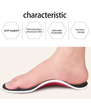 Orthopedic Insoles for High Arches - Soft Gel Shoe Inserts for Men & Women | Plantar Fasciitis Relief | Size L - Buy Online on SooperMarket.com