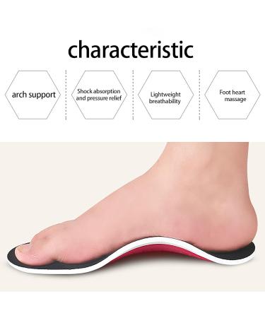 YUECI Orthopedic Insoles for Flat Feet & Plantar Fasciitis - Comfort Shoe Inserts for Men & Women - Buy Online on SooperMarket.com