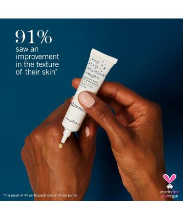 This Works Deep Sleep 5% Retinoid Complex 30ml - Anti Aging Night Cream with Hyaluronic Acid and Granactive Retinoid - Intensive Overnight Serum for Women to Reduce Fine Lines and Wrinkles - Buy Online on SooperMarket.com
