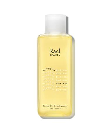 Rael Calming Cica Cleansing Water - Gentle and Light Makeup Remover, Cica Extract and H3O Hyaluronic Acid Complex, Clean Ingredients for All Skin Types, Advanced Vegan Natural Skincare (5.07oz, 150ml)