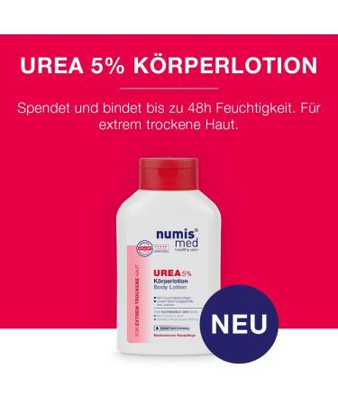 Numis Med Body Lotion 5% Urea - Vegan Skin-Calming Lotion for Extremely Dry Itchy Skin - 2 Pack (2x300ml) - Silicone Paraben & Mineral Oil Free - Buy Online on SooperMarket.com