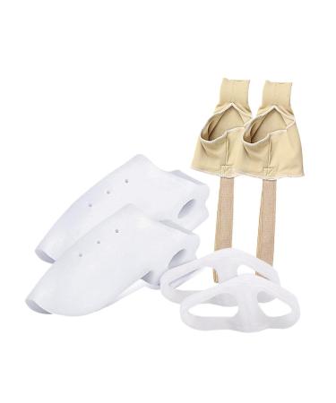 Folpus Bunion Protector Set for Healthy Feet Toe Correction Kit Non-Slip Protective Sleeves
