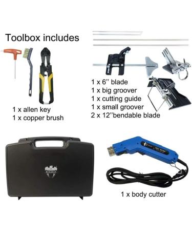 KS EAGLE Electric Foam Hot Cutter Knife with Blades & Accessories - 150W - Buy Online on SooperMarket.com