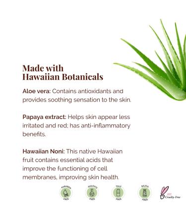 Hanalei Cooling Island Aloe Gel - Cruelty-Free & Paraben-Free Moisturizer for Sunburn Relief - Travel Size 80ml - Buy Online on SooperMarket.com