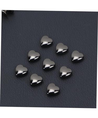 Operitacx 60 Pcs Shoe Bag Ornament Heart Shape Handbag Screw Button Studs Fasteners Belt Button Nails Wallet - Buy Online on SooperMarket.com