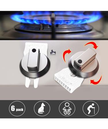Gas Stove Baby Proof Knobs Locks - Aukfa Child Proofing Oven Knob Lock (6 Pack, White) - Buy Online on SooperMarket.com