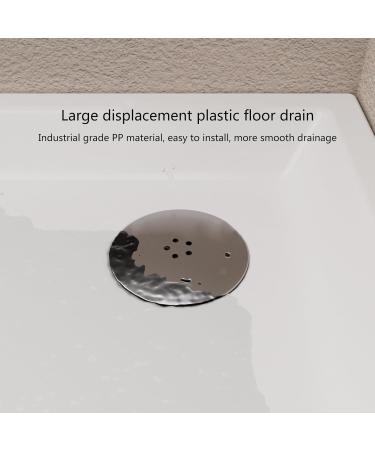 Plastic Shower Plughole Cover Shower Trap Cover Replacement Waste Drain Cap Tube Plug Anti-Odor Hole Cover Floor Drain Cover Round Hairs Catchers Plastic Shower Replacement - Buy Online on SooperMarket.com