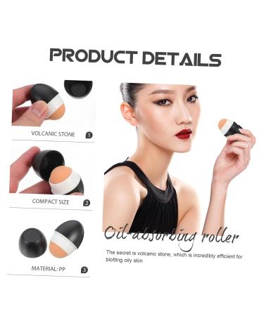 Angoily Volcanic Stone Oil-absorbing Ball Facial Oil Blotting Roller & Beauty Tool for Glowing Skin | International Shipping - Buy Online on SooperMarket.com