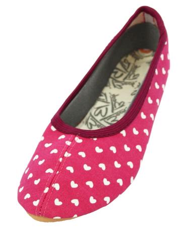 Beck Girls Heart Gymnastics Shoes 24 EU Pink
