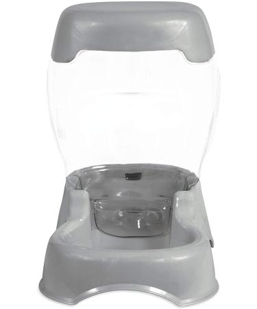 Petmate Pet Caf Feeder 3 lbs - Pearl Silver | Convenient Automatic Pet Feeding Solution - Buy Online on SooperMarket.com