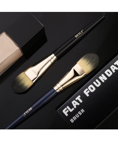 BEILI Foundation Brush Set for Liquid Mask Concealer - 2Pcs Flat Makeup Brushes for Liquid Cream & Powder Foundation - Premium Face Makeup Tools - Buy Online on SooperMarket.com