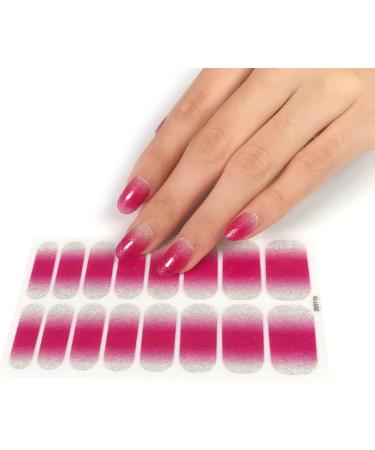 Pattern Semi Cured Gel Nail Polish Strips Full Nail Wraps Nail Polish Stickers Self-Ashesive Nail Art Nail Polish Strips for Women Valentines Day Ze0098 - Buy Online on SooperMarket.com